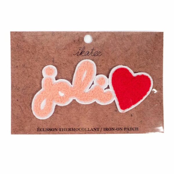 Écusson thermocollant ikatee® - Grand Format - Joli coeur – Image 3