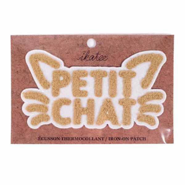 Écusson thermocollant ikatee® - Grand Format - Petit chat – Image 3