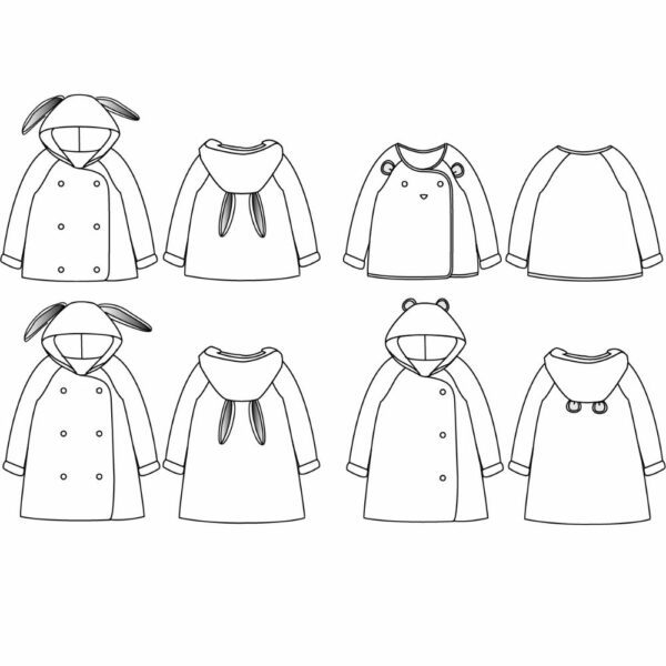 IKATEE - Patron gilet, veste et peignoir bébé GRAND’OURSE pochette – Image 4