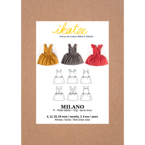 IKATEE - Patron robe bébé MILANO pochette