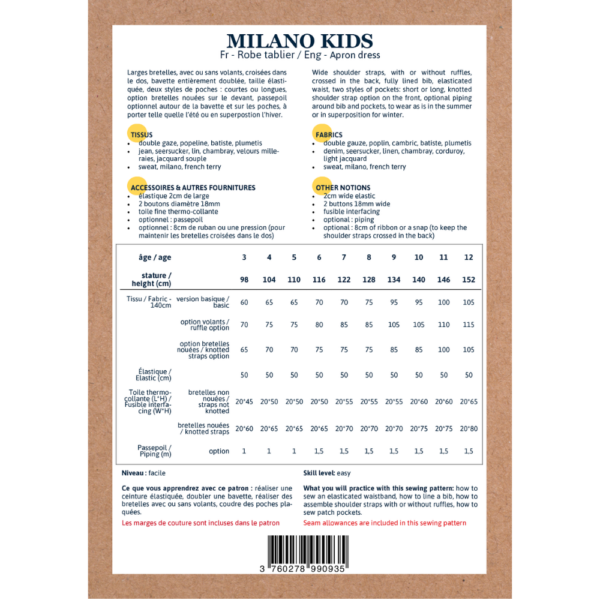 IKATEE - Patron robe enfant MILANO KIDS – Image 3