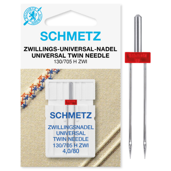 Aiguille machine Double n°80-4,0 Schmetz