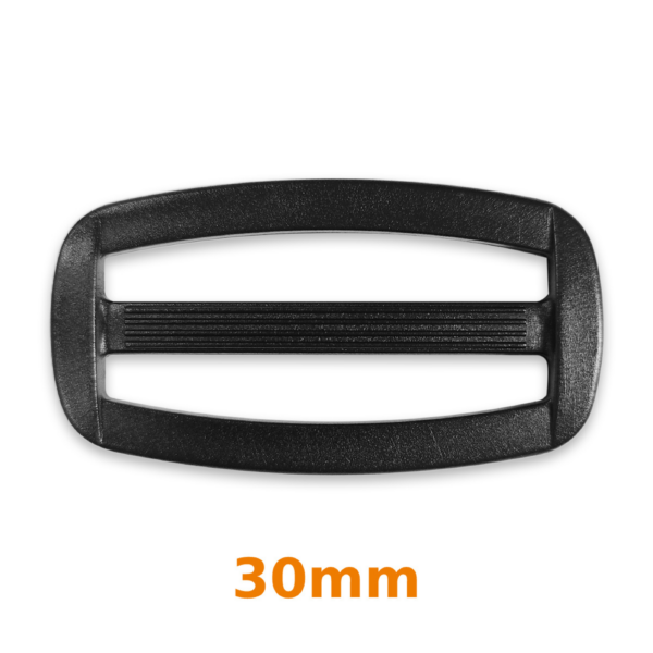 Boucle coulissante 30 mm Noir