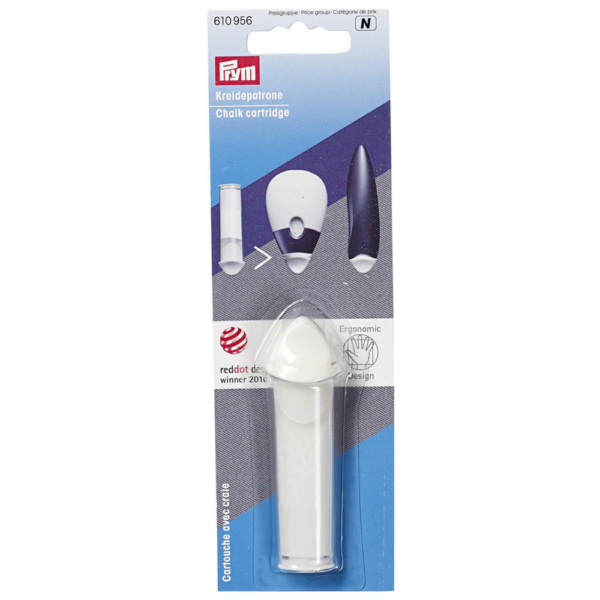 Cartouche de craie ergonomic Blanc Prym