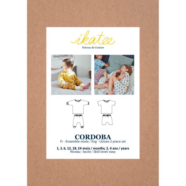 IKATEE - Patron pyjama bébé CORDOBA pochette