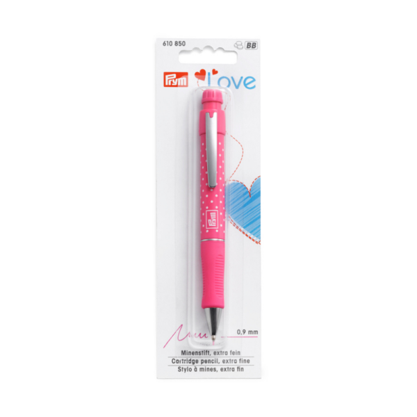 Crayon porte-mine 0,9mm love fushia