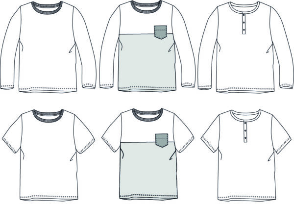 IKATEE - Patron tee-shirt enfant MARCEL pochette – Image 2