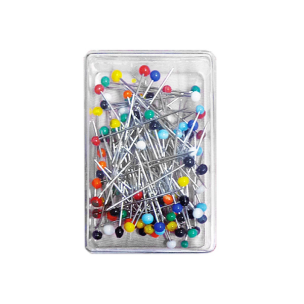 Epingle tête de verre 32mm x 0,62mm - 10p