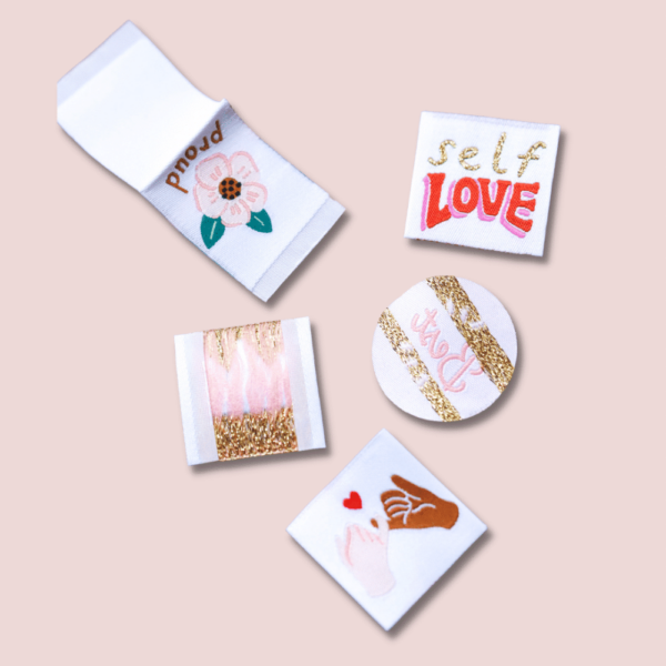 Étiquettes Tissées à Coudre "Self Love" - Lise Tailor – Image 2