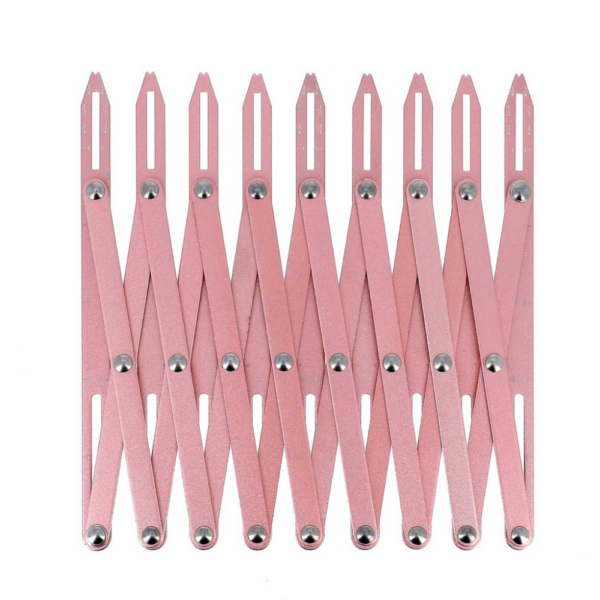 Jauge boutonnière extensible (Rose)
