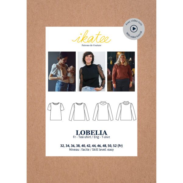 IKATEE - Pochette patron de couture Femme  LOBELIA Tee-shirt 32-52