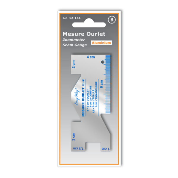 Mesure ourlet metal 10 cm