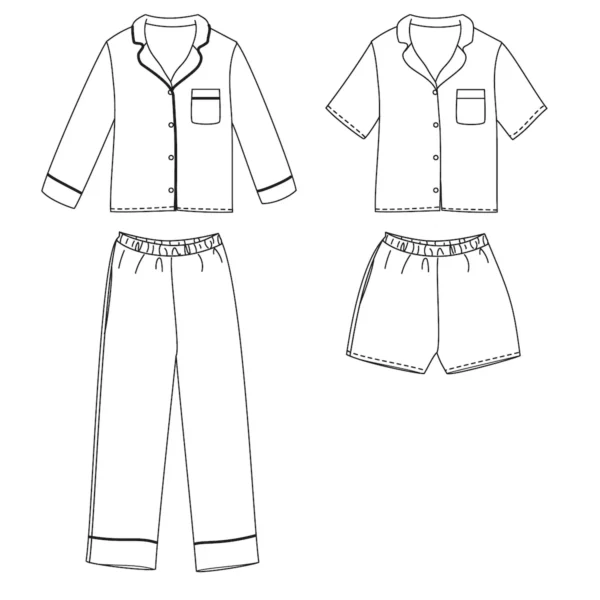 Patron pyjama enfant BUDAPEST KIDS - Ikatee – Image 2