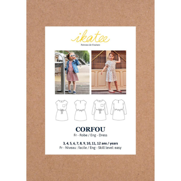 IKATEE - Patron robe enfant CORFOU pochette