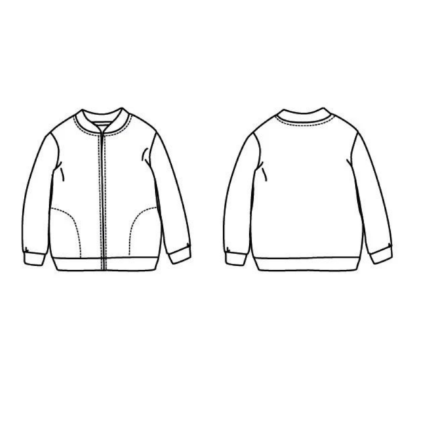 IKATEE - Patron sweat et bomber enfant JULES pochette – Image 2