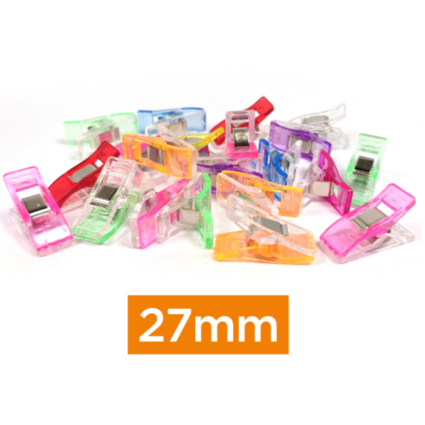 Petites pinces 27 mm Tube 30 pièces