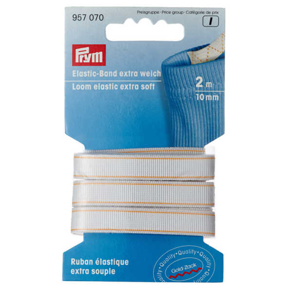 Ruban elastique extra-souple 10mm Prym