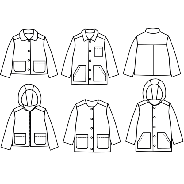 IKATEE - Patron parka, veste et manteau enfant SAM KIDS pochette – Image 2