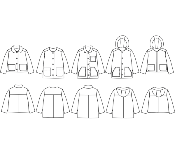 IKATEE - Patron parka, veste et manteau bébé SAM pochette – Image 2