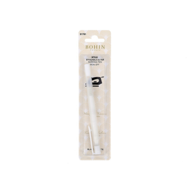 STYLO EFFACABLE AU FER / BLANC