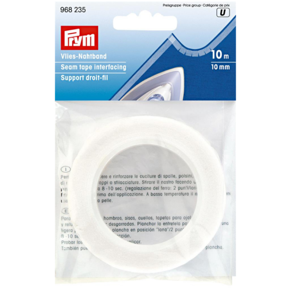 Support droit-fil  thermocollant -10mm