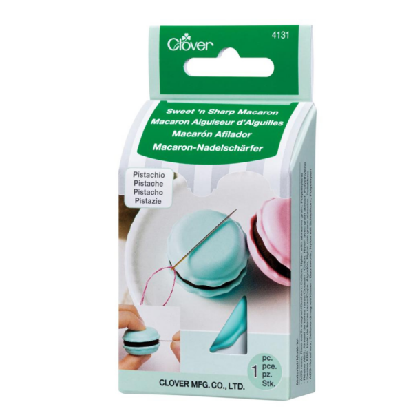 macaron aiguiseur d'aiguill. Pistache