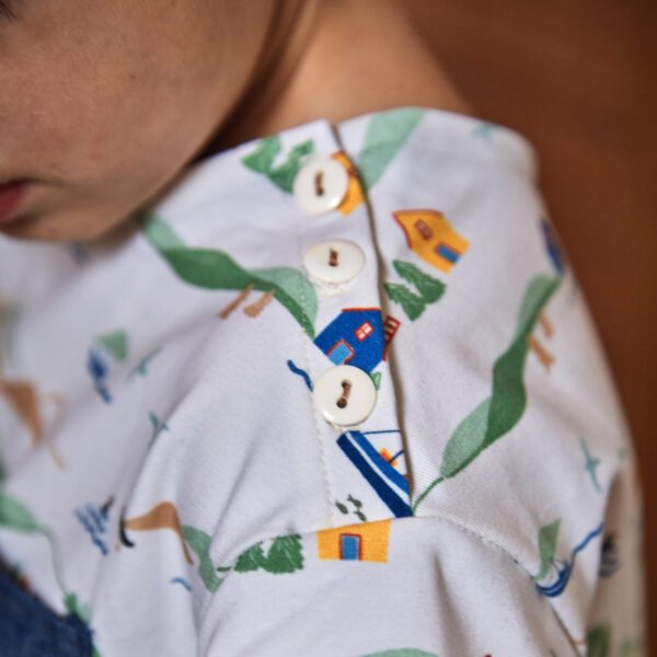 Patron tee-shirt et robe marinière enfant QUIBERON KIDS - Ikatee – Image 6