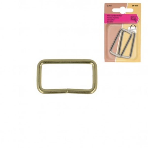 Passants rectangles - 32mm - 3 coloris – Image 3