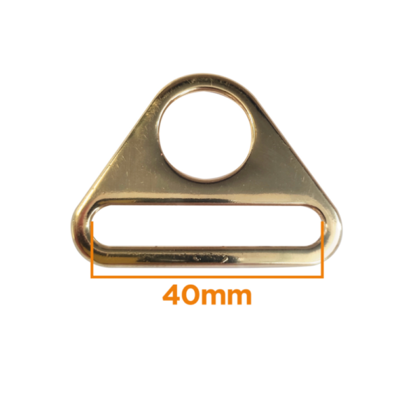Anneau triangulaire pour sangle 40mm  - 2 coloris