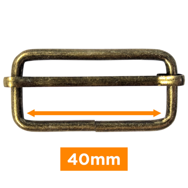 Boucle de réglage 40mm - Bronze