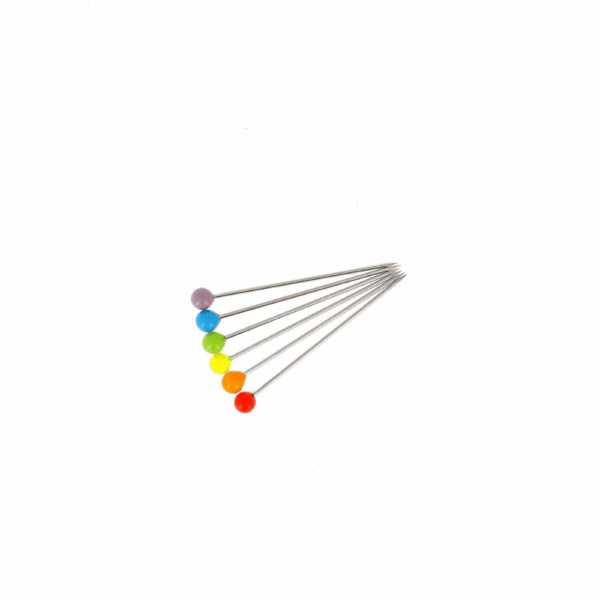 Epingle tête de verre - Arc en ciel - BOHIN – Image 3