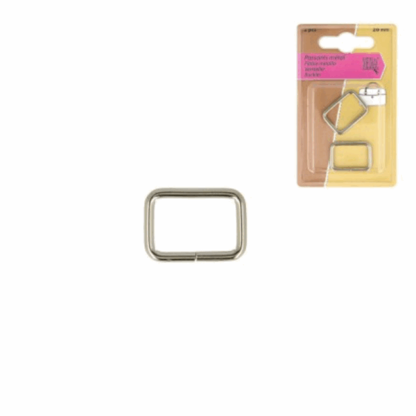 Passants rectangles - 20mm - 2 coloris – Image 2
